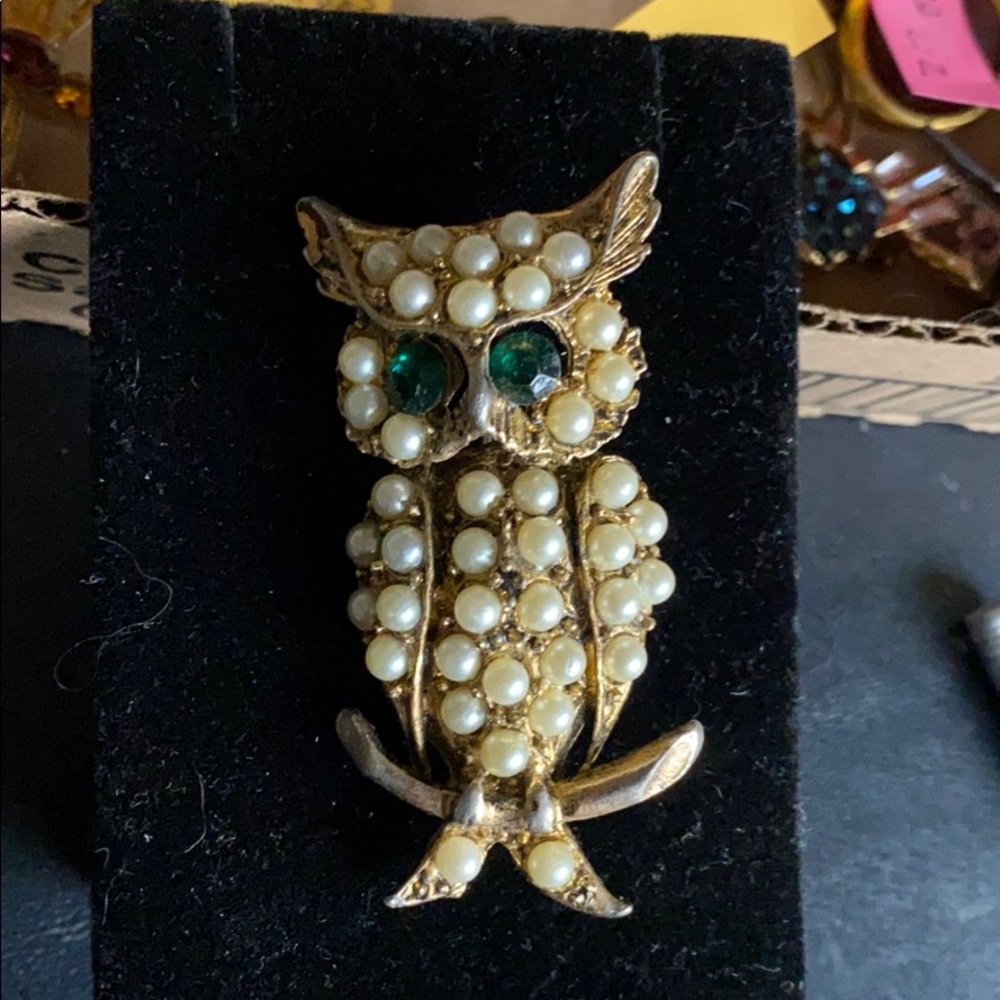 Vintage Owl Brooch